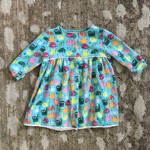 Zutano Baby girl cat dress